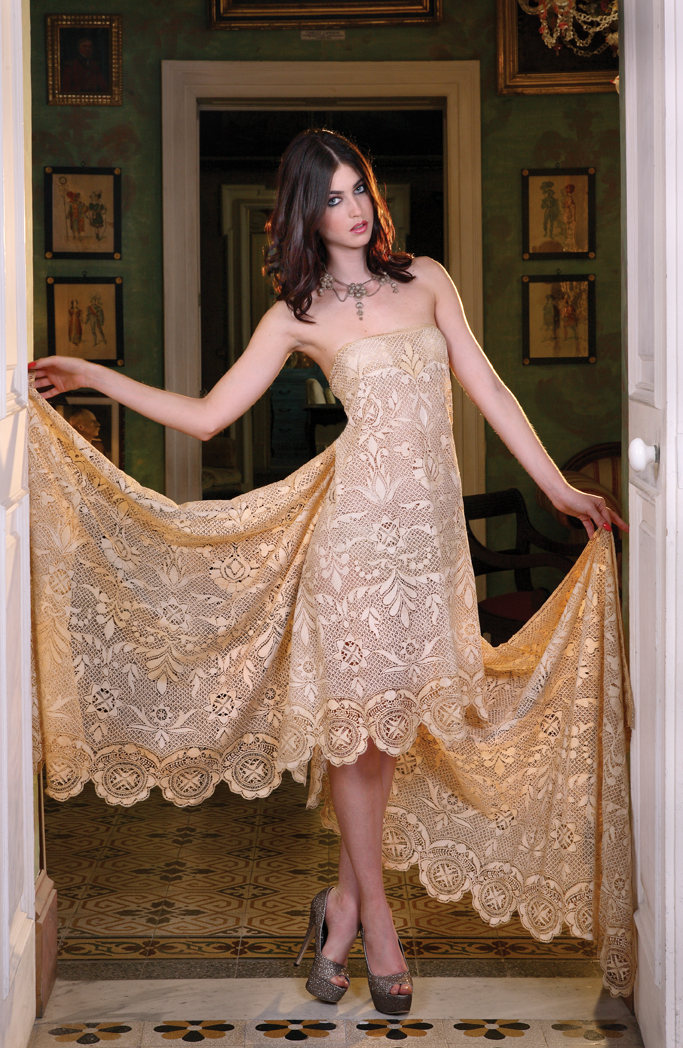 Tiffany Pisani in Ladies in Malta in Extravagant & Spectacular Lace, 2013, photo. Patrick J. Fenech_0591